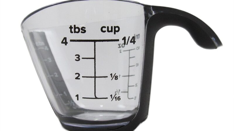 How Many Tablespoons Equal a 1/4 Cup?